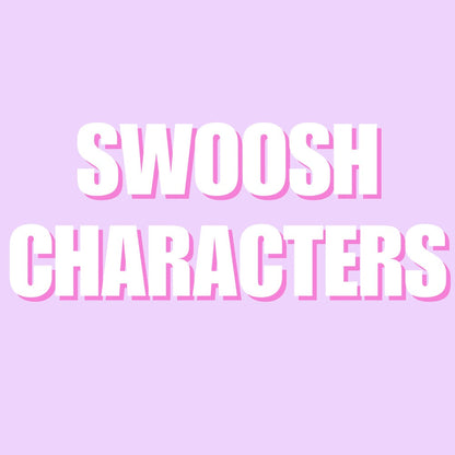 Swoosh Characters - Toddler/Youth WS