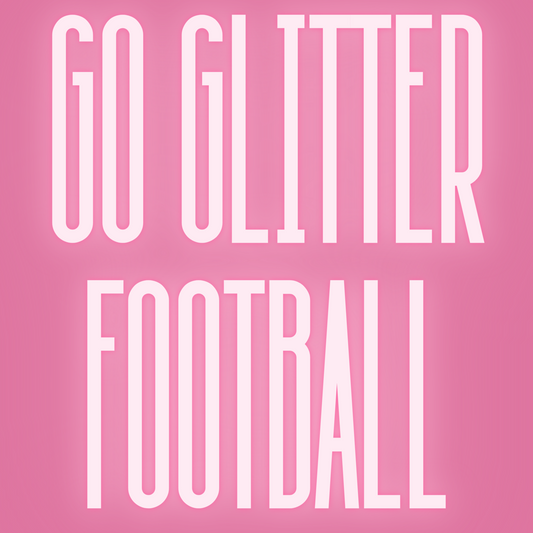 Go Glitter Football - Toddler/Youth WS