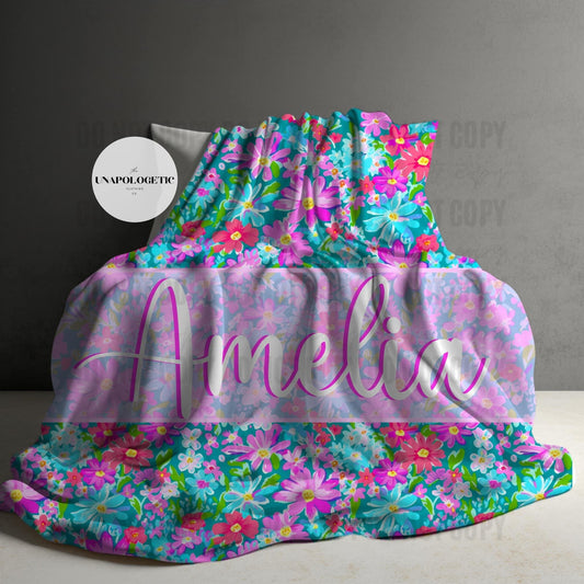 Custom Floral Blanket - Pre Order WS