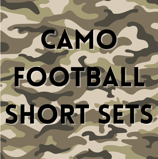 Camo Football Short Sets BOY/GIRL - Infant/Youth - WS