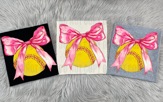 Coquette Bow Softball - WS