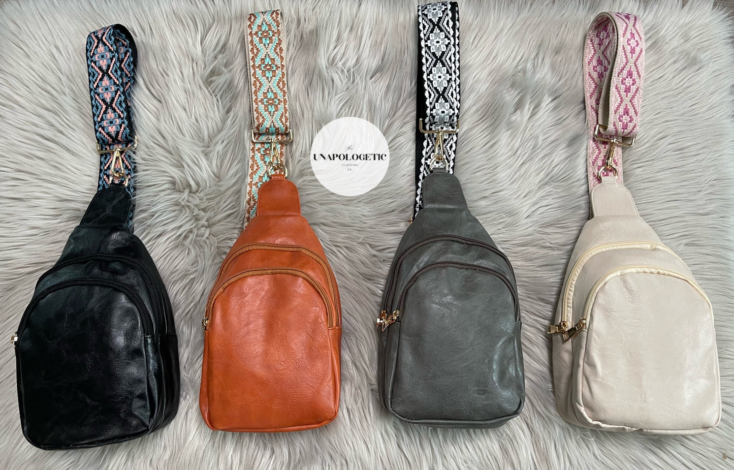 Solid Sling Bags with Extra Space - WS