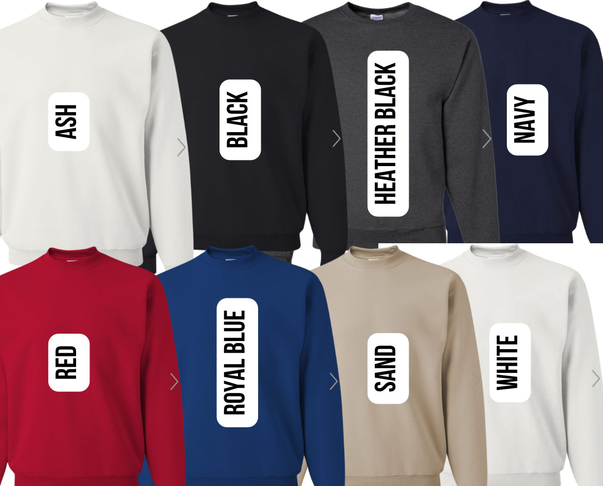 Custom SWEATSHIRT (Chenille Patch) Pre-ORDER - WS