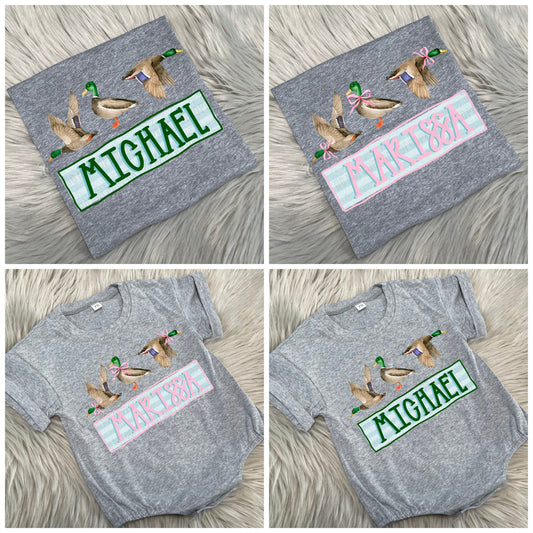 Customized Flying Ducks - Toddler/Youth WS