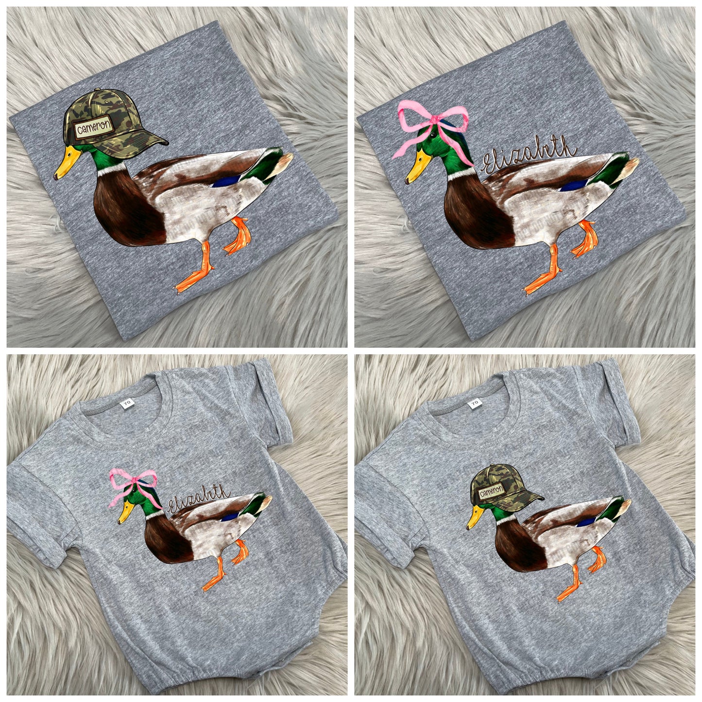 Customized Mallard Duck - Toddler/Youth WS