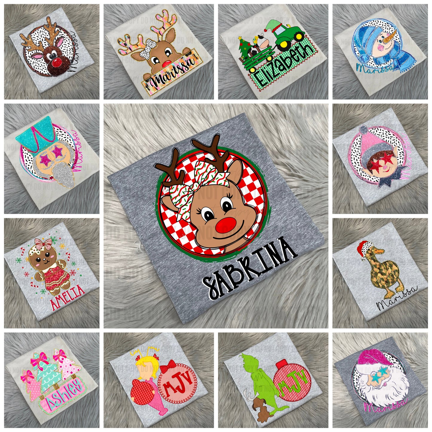 Girl Christmas Customs - Toddler/Youth WS