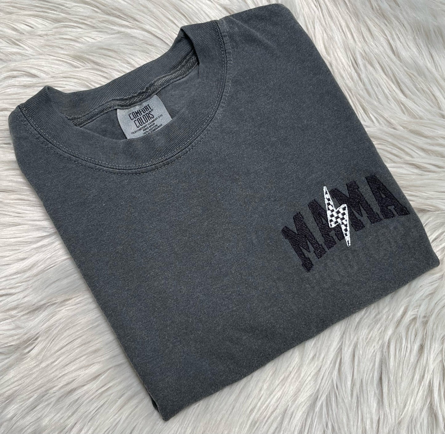 Mama Bolt Embroidered  -WS