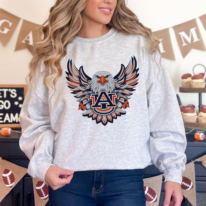 Glitzy football 🏈✨ tee  • long sleeve • crew (read description)