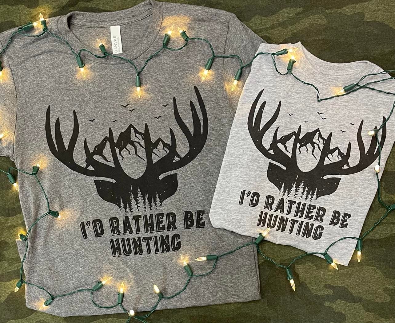 I'd Rather Be Hunting Direct To Garment Tee