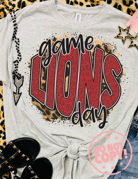 Game Day "Mascot" Leopard Grey Jerzee